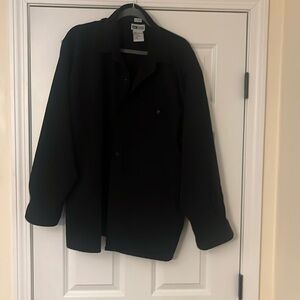 Mens 2XL button down black